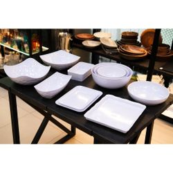 Салатник 6000 мл 33*13 см круглый White пластик меламин P.L. Proff Cuisine