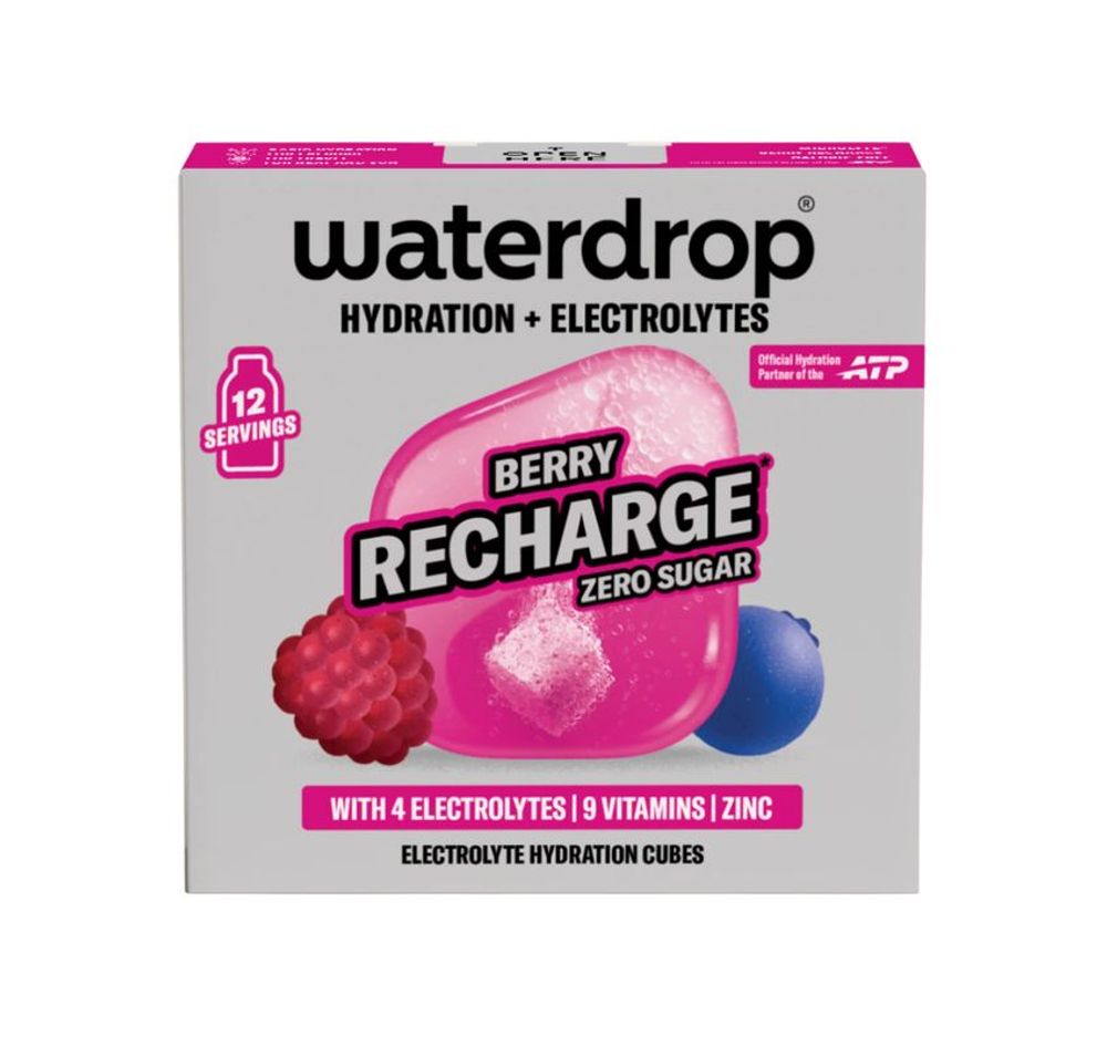 Добавка Waterdrop Vitamin Hydration + Electrolytes Cubes 12P — strawberry recharge
