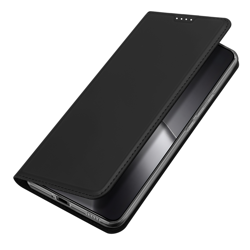 Чехол книжка из PU кожи черного цвета от Dux Ducis для Xiaomi 14T, серия Skin Pro Series Case