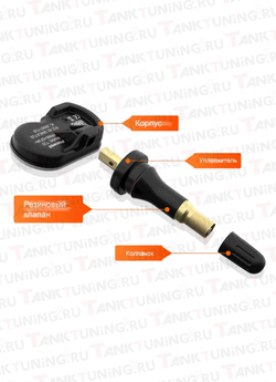 Tank300 датчик давления в колесо FOXWELL T10 (+ прошивка)