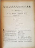 "Rabelais et loeuvre de Jules Garni (Рабле и творчество Жюля Гарни)"  1897 г.  Антикварная книга
