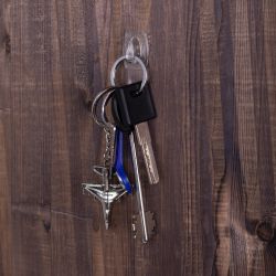 Крючки СИЛА SCH-K20-T6 для ключей с технологией бесследного удаления 6 шт 8 полосок до 400 г прозрачные | Сила
