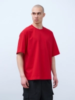 Футболка оверсайз (красный) 230 г