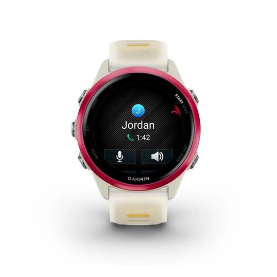 Умные часы Garmin FORERUNNER 570 42mm Rasperry Bone/Mango Band