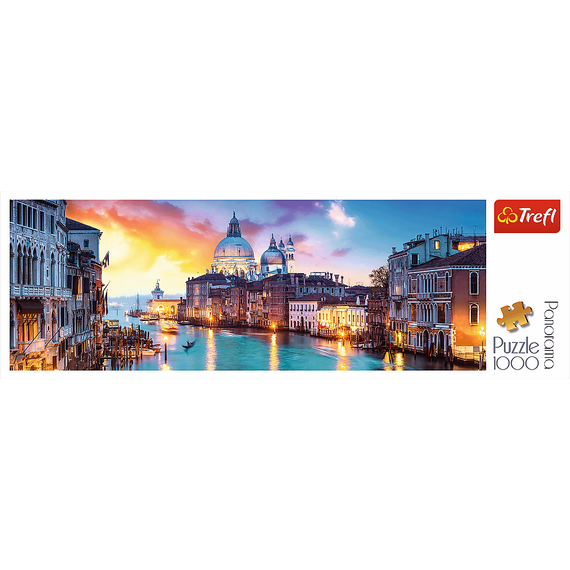 Puzzle "1000 Panorama" - Miami after dark / HUBER