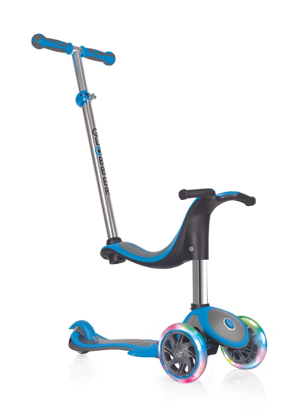 Трехколесный самокат Globber EVO 4 IN 1 PLUS LIGHTS