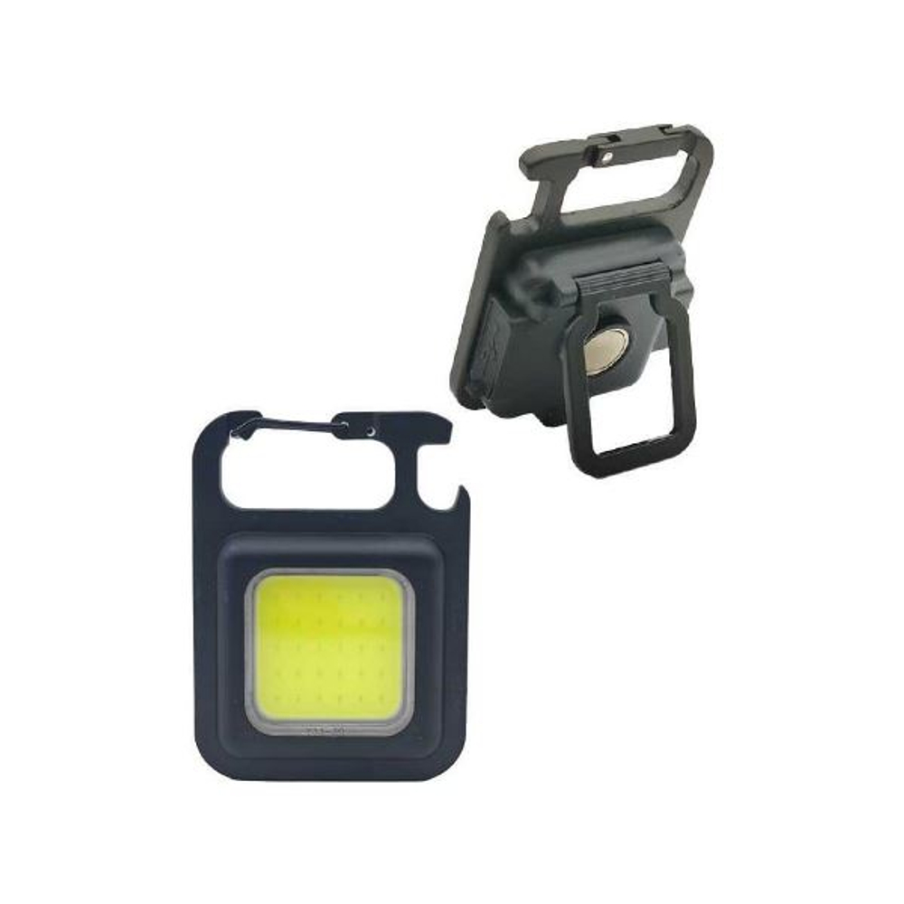 Фонарь-брелок Космос 207Lit 6W от аккумулятора IP54 3 режима черный