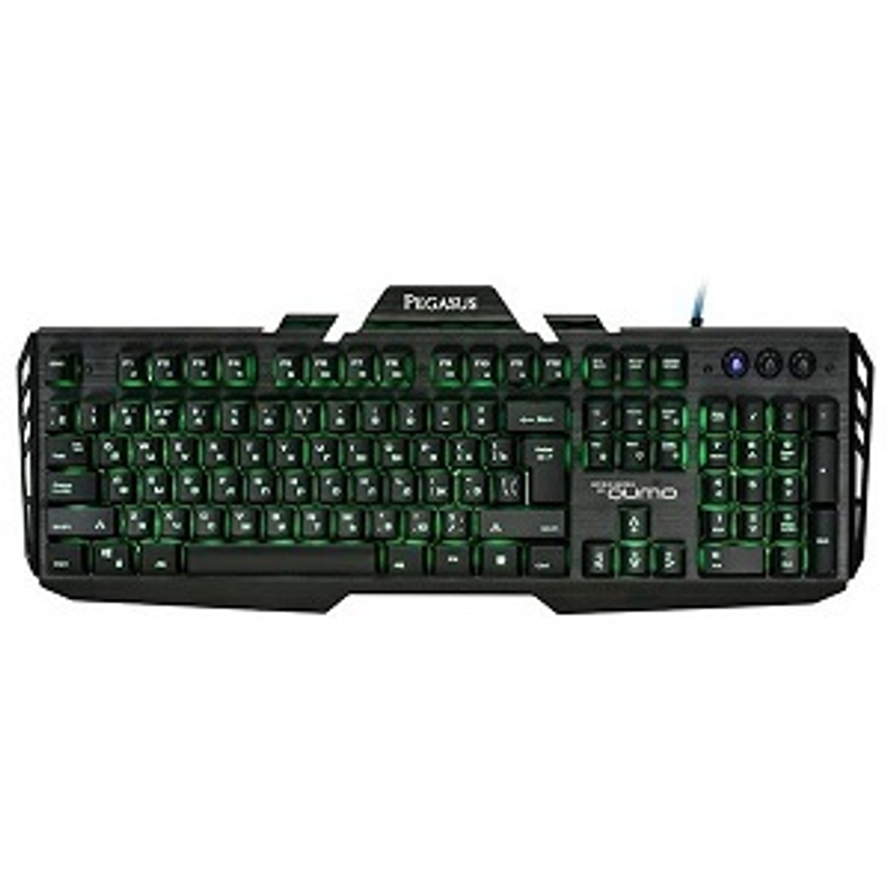 Клавиатура игровая Qumo Pegasus Dragon War K31 RGB Black USB