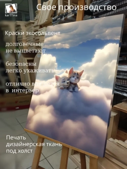 Картина на стену Небесная любовь 30х40см 1шт.