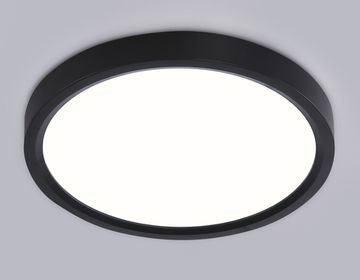Светильник светодиодный ультратонкий с CCT-переключателем 13W 3000K-6500K FZ1902 BK чёрный Air Slim Orbital Ambrella