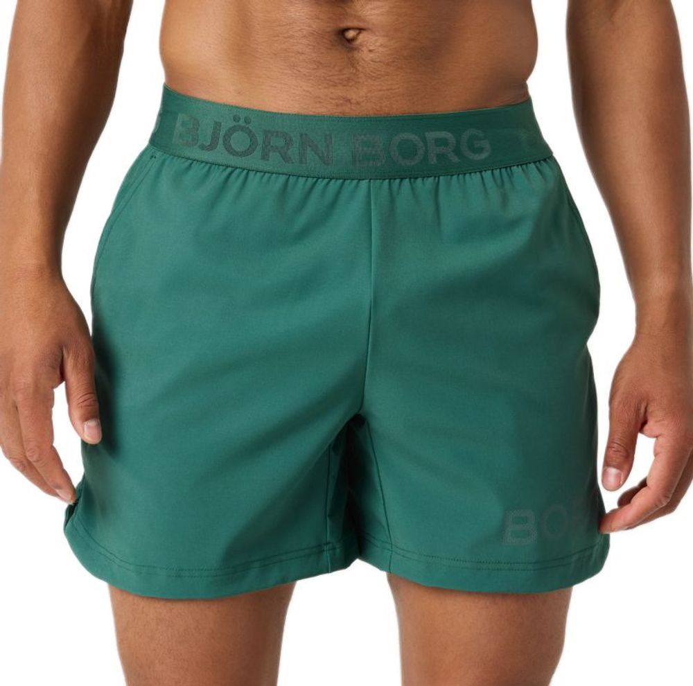 Мужские теннисные шорты Björn Borg Short - malard green