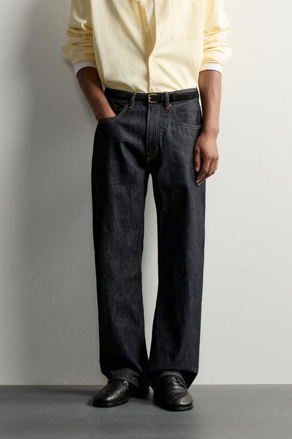 ZARA ДЖИНСЫ LOOSE FIT, ИНДИГО