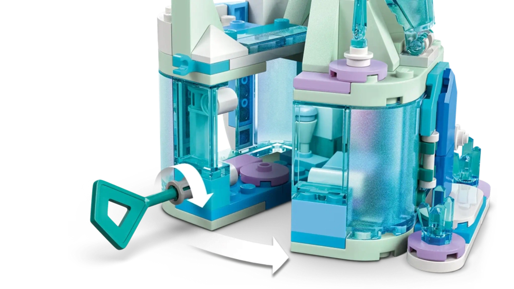 Конструктор LEGO Disney 43278 Мини-замок Эренделл и ледовый дворец Эльзы