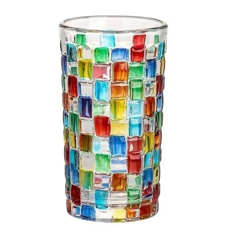 Стакан Хайбол 300 мл Mosaic Square декор d 7 см h13 см "UTOPIA" P.L.- Barbossa [6]