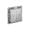 Выключатель для жалюзи двухклавишный Systeme Electric AtlasDesign Алюминий ATN000319
