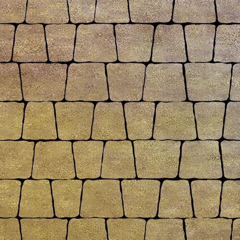 Тротуарная плитка Аттика, 60 мм, colormix Брайс, гладкая