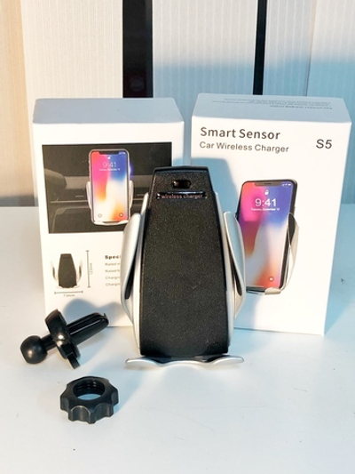 Беспроводная зарядка в автомобиль S5 (car wireless charger)
