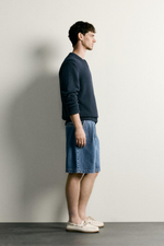 СВИТЕР КЛАССИЧЕСКОГО КРОЯ ИЗ ХЛОПКА И ЛЬНА — ZARA · 2632/309