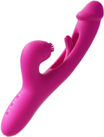 Розовый вибратор-кролик G Spot Ultra - 26,5 см. (Цвет: розовый)