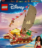 Конструктор Лего Дисней Принцесса Моана: приключение на каноэ | LEGO Disney Princess Moana 43270 157 деталей (4+)
