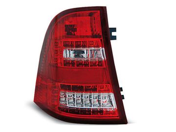 Задние фонари Mercedes ML W163 red white led