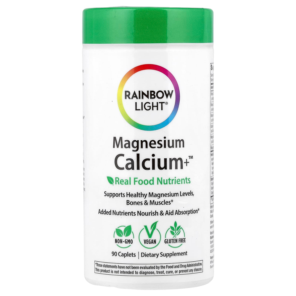 Rainbow Light, магний Calcium+™, 90 капсул