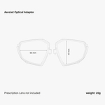 Спортивные очки c диоптриями Scicon Aerojet Titanium Sunglasses Crystal Gloss Multi Mirror Bronze + Rain Clear Lenses