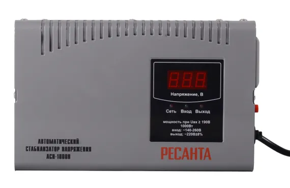 Стабилизатор напряжения "РЕСАНТА" АСН-1000 Н