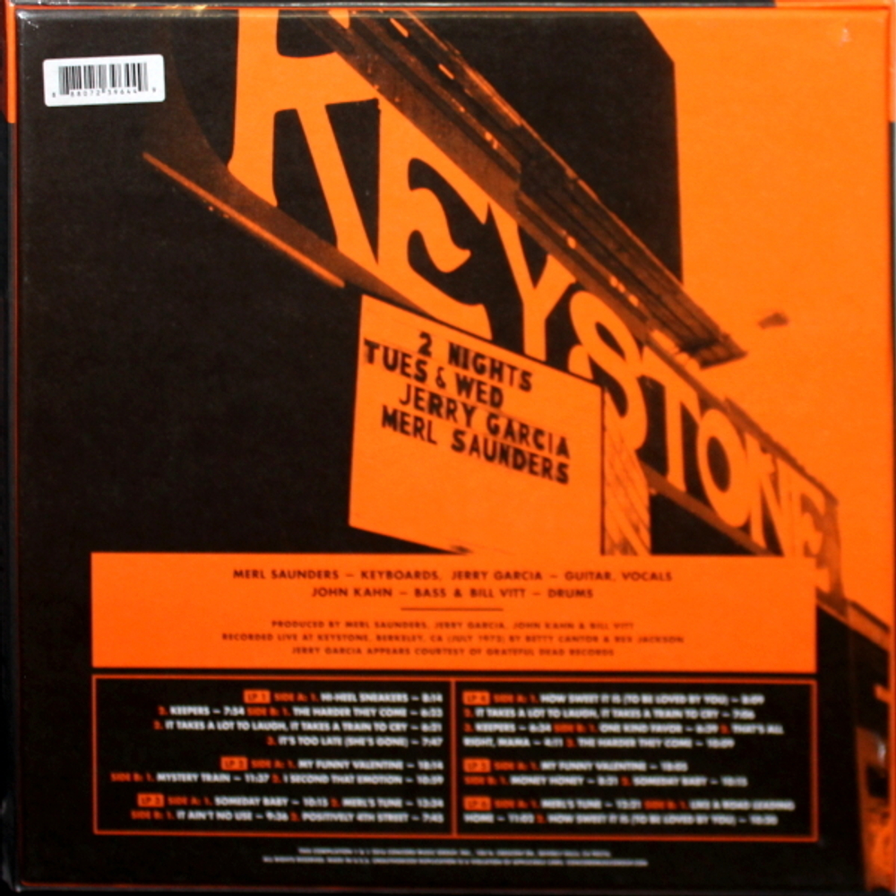 Merl Saunders, Jerry Garcia / Keystone Companions - The Complete 1973 Fantasy Recordings (6LP)