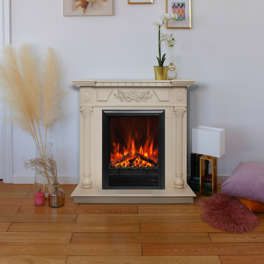 Каминокомплект Real Flame Dacota WT с очагом Eugene
