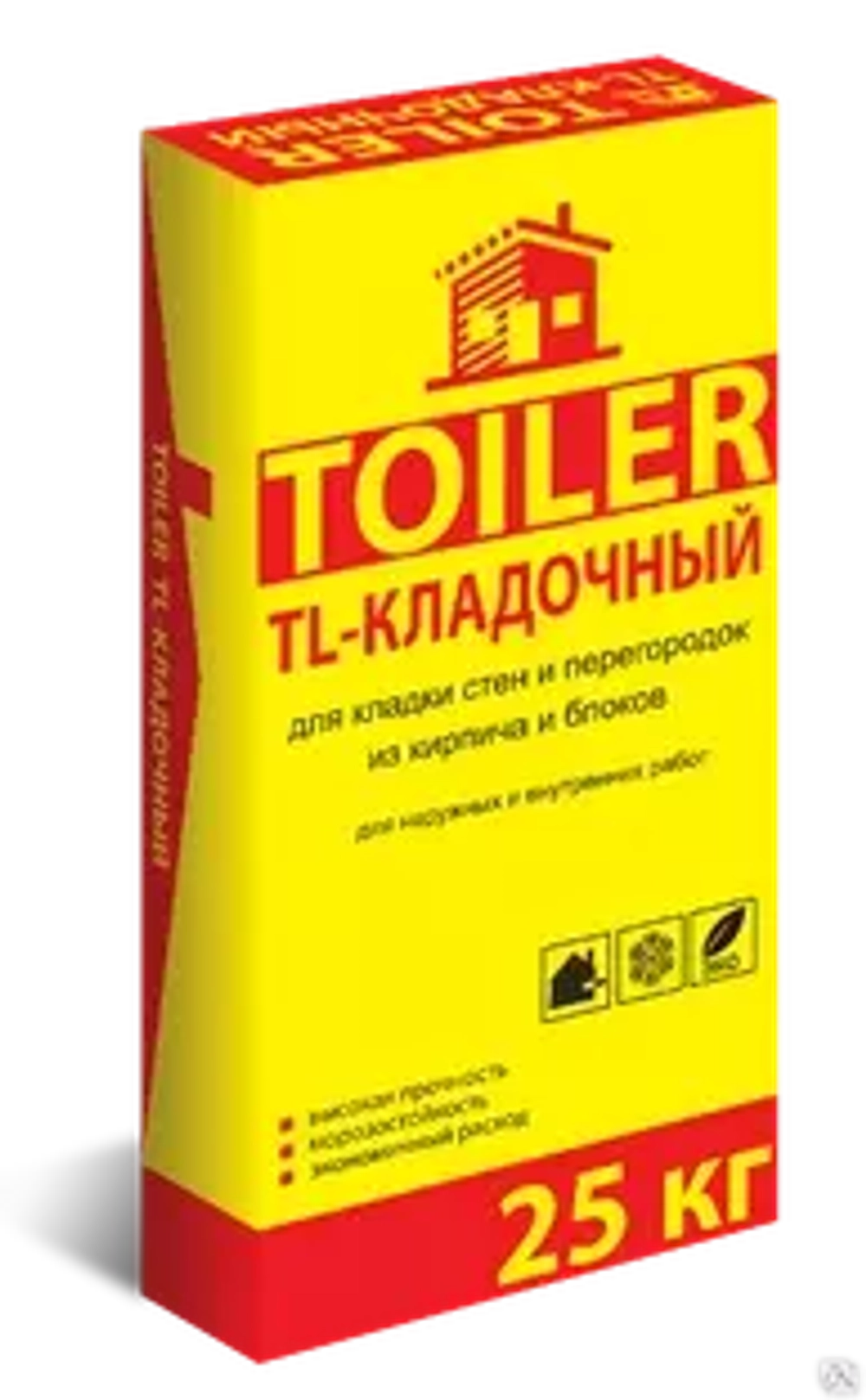 Смесь М-150 СЕРАЯ КЛАДОЧНАЯ TOILER 25 кг