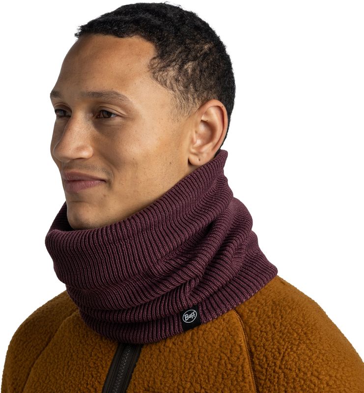 Шарф Buff Knitted & Fleece Renvi Burgundy Фото 2