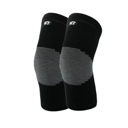 Наколенники тканевые WOD Friends Double Layer Cotton Knee Sleeves - 4mm (Черные)