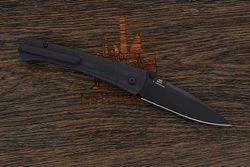 Нож складной Artisan 1856P-MBK Andromeda, клинок 87мм, сталь CPM S35VN, рукоять микарта