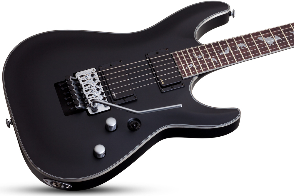 Schecter DAMIEN PLATINUM-6 FR SATIN BLACK