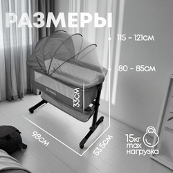 Детская кроватка 5в1 Meluna LUX