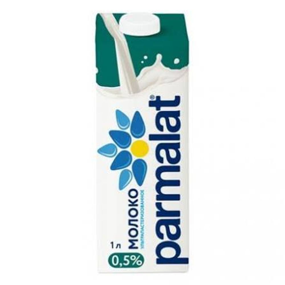 Молоко питьевое Parmalat у/паст. 0,5% 12х1л Brik Square12
