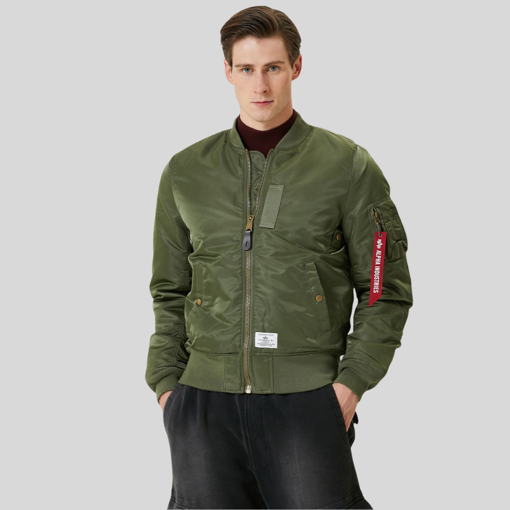 Бомбер Alpha Industries MA-1 Mod Flight Jacket Sage Green (Зеленый)