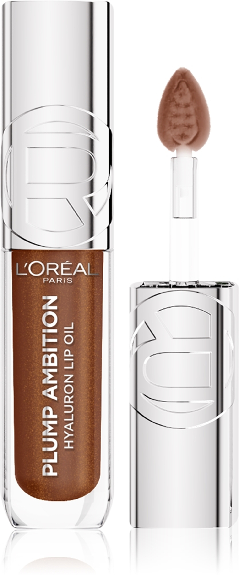L’Oreal Paris Plump Ambition - Блеск для губ с гиалуроновой кислотой, придающий объем оттенок 510 La Nuit Sparkle, 5 ml