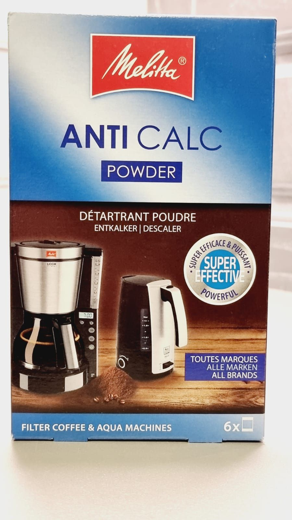 Melitta Порошок для удаления накипи (6x20) 120 г (Германия)