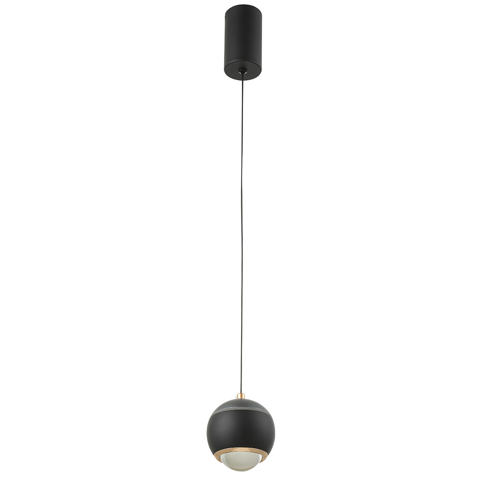 Подвесной светодиодный светильник Crystal Lux CARO SP LED BLACK