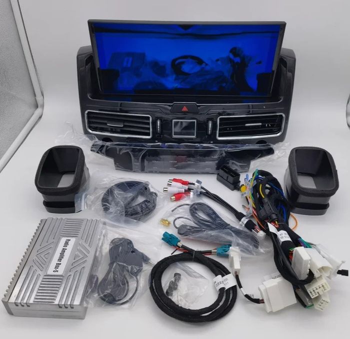 Магнитола для Toyota Land Cruiser 200 2007-2015 (экран климата внизу) - Kuberg MRW-3921L на Android 10, Быстрая, 4G SIM-слот, CarPlay