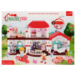 Игрушечный дом для куклы с мебелью и фигурками коробка 326-D52