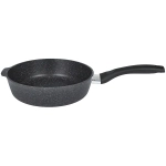 Сковорода глубокая 18см с ручкой «Granit» (black) сггч180а