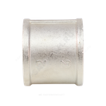 Муфта латунь никель Ду 40 (1 1/2") ВР/ВР VALFEX VF.170.N.112