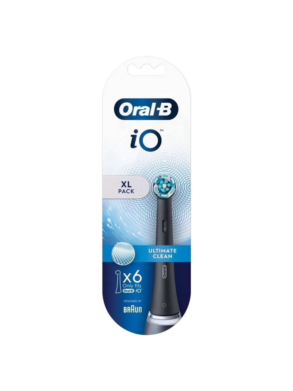 Насадки Oral‑B iO Ultimate Clean RB CBF-6, черные, 6 шт.