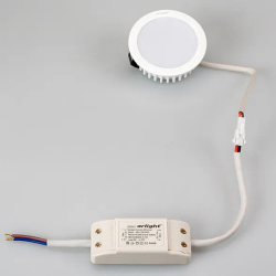 Светодиодный светильник LTM-R70WH-Frost 4.5W Warm White 110deg (Arlight, IP40 Металл, 3 года) 020771
