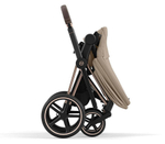Коляска Cybex Priam IV Rosegold complete Cloud G Fog Grey Base G 3 в 1 Cozy Beige