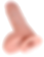 Фаллоимитатор King Cock 8" Cock with Balls - Flesh Pipedream 550721PD