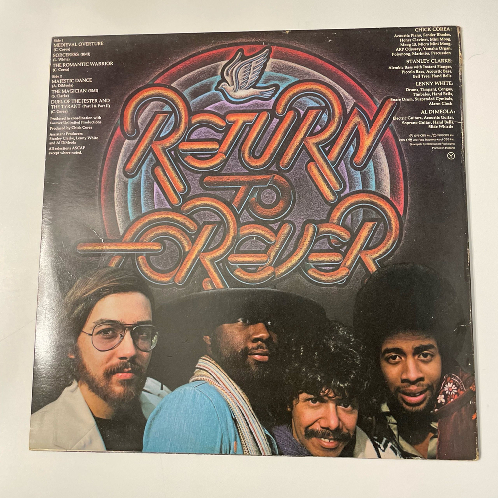 Винтажная виниловая пластинка LP Return To Forever Romantic Warrior (Нидерланды 1976)